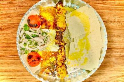 Chicken Thigh Kabob With Bread