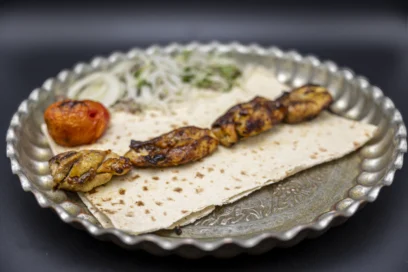 Chicken Thigh Kabob With Bread