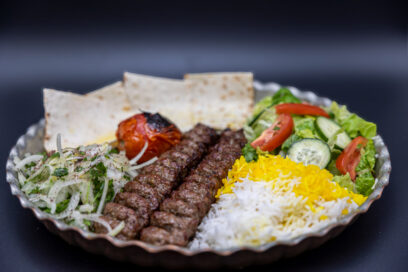 19.Ground Beef Kabob (Koobideh)