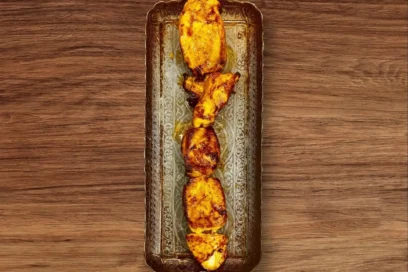 Skewer Of Chicken Thigh Kabob