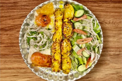 Combination Of Chicken Thigh & Chicken Breast With Salad